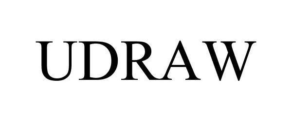 Trademark Logo UDRAW
