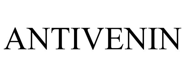 Trademark Logo ANTIVENIN