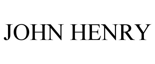 Trademark Logo JOHN HENRY