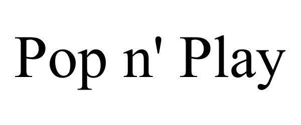 Trademark Logo POP N' PLAY
