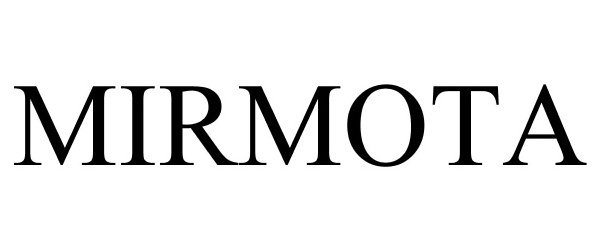Trademark Logo MIRMOTA