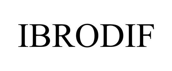 Trademark Logo IBRODIF