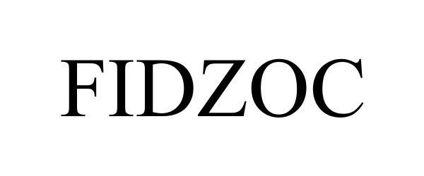 Trademark Logo FIDZOC