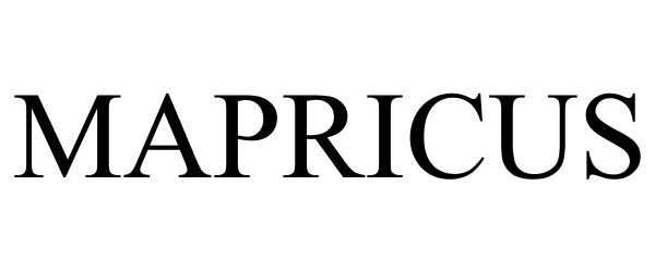Trademark Logo MAPRICUS