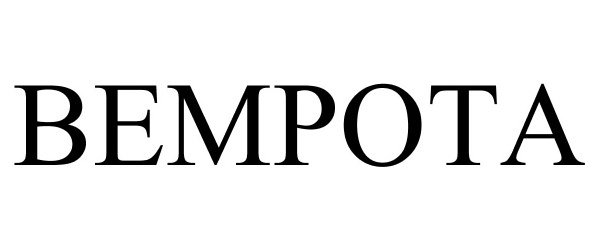 Trademark Logo BEMPOTA