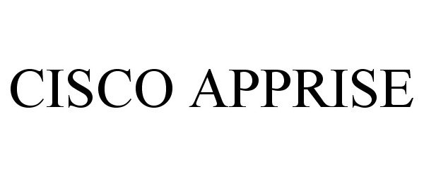 Trademark Logo CISCO APPRISE