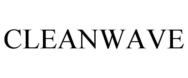 Trademark Logo CLEANWAVE