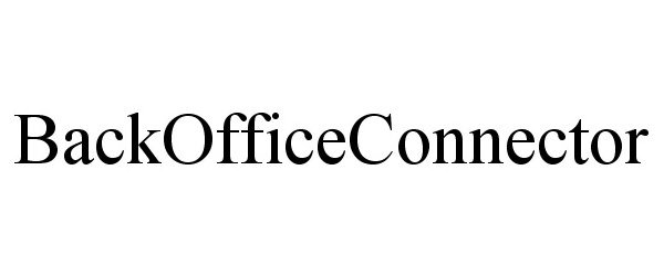  BACKOFFICECONNECTOR