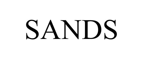 Trademark Logo SANDS