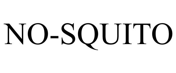Trademark Logo NO-SQUITO