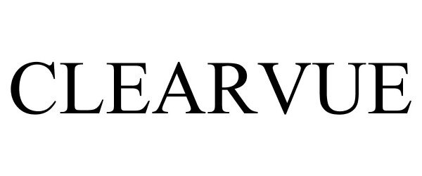 Trademark Logo CLEARVUE