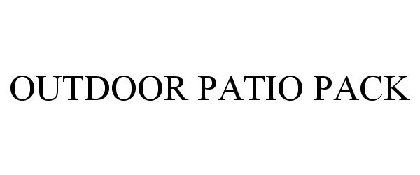 Trademark Logo OUTDOOR PATIO PACK