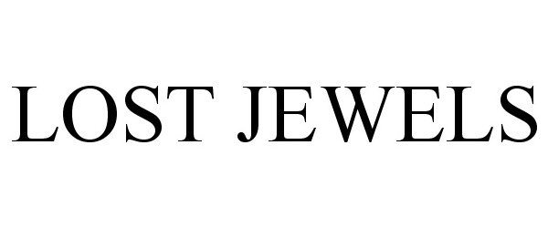 Trademark Logo LOST JEWELS