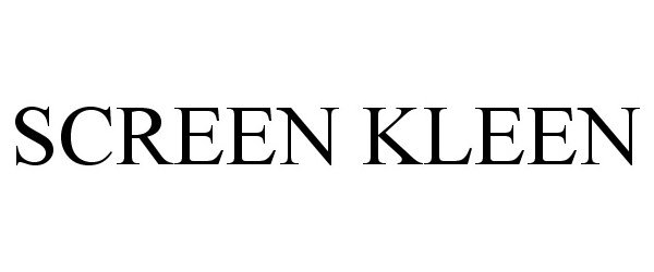 Trademark Logo SCREEN KLEEN