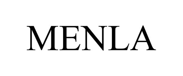 Trademark Logo MENLA