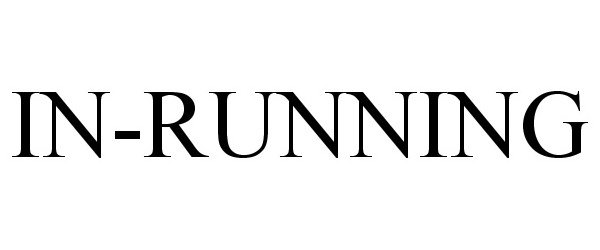 Trademark Logo IN-RUNNING