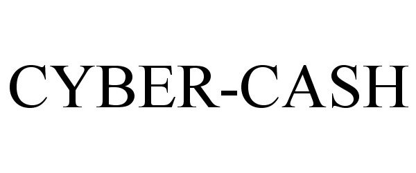 Trademark Logo CYBER-CASH