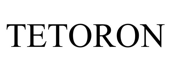 Trademark Logo TETORON
