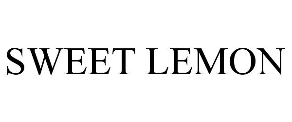 Trademark Logo SWEET LEMON