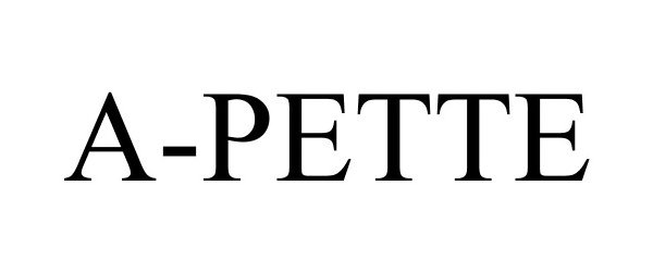 Trademark Logo A-PETTE