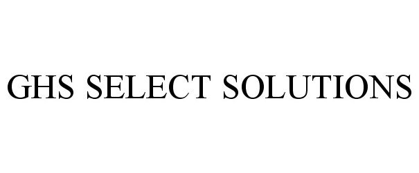  GHS SELECT SOLUTIONS