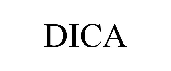 Trademark Logo DICA