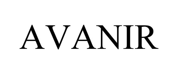 Trademark Logo AVANIR