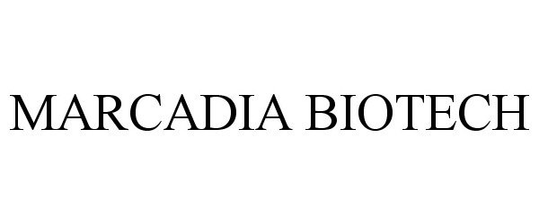  MARCADIA BIOTECH