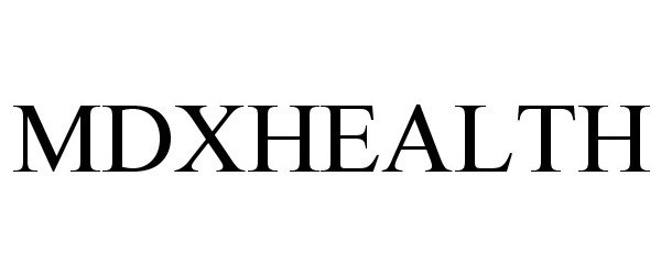 Trademark Logo MDXHEALTH