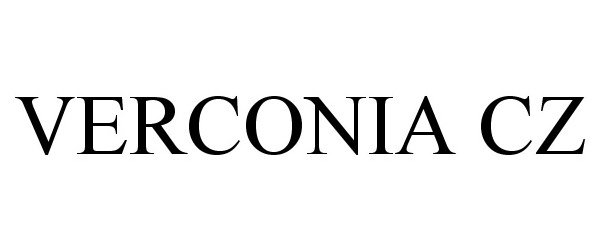 Trademark Logo VERCONIA CZ