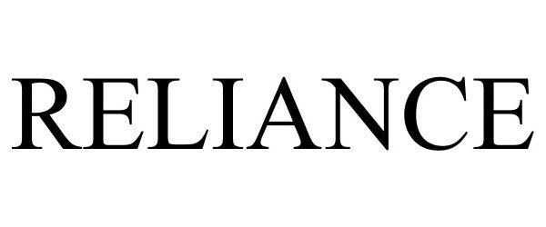 Trademark Logo RELIANCE