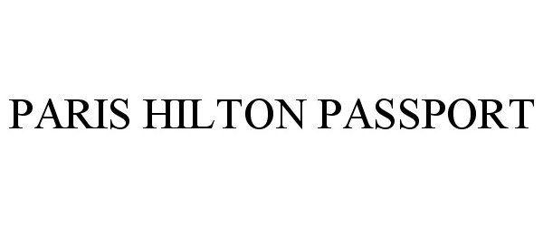  PARIS HILTON PASSPORT