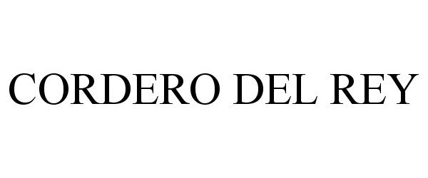 Trademark Logo CORDERO DEL REY