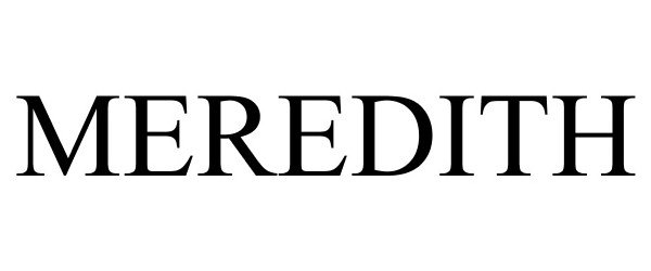 Trademark Logo MEREDITH