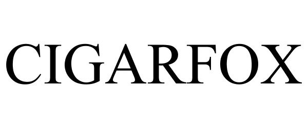 Trademark Logo CIGARFOX