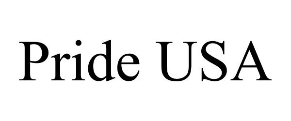 Trademark Logo PRIDE USA