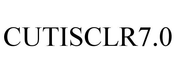 Trademark Logo CUTISCLR7.0