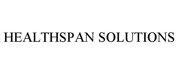  HEALTHSPAN SOLUTIONS