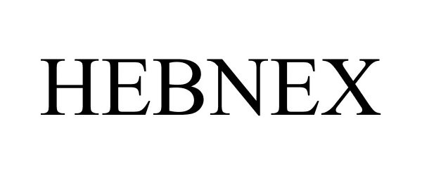 Trademark Logo HEBNEX