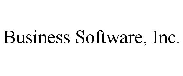  BUSINESS SOFTWARE, INC.