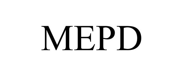 Trademark Logo MEPD