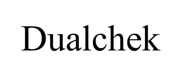 Trademark Logo DUALCHEK