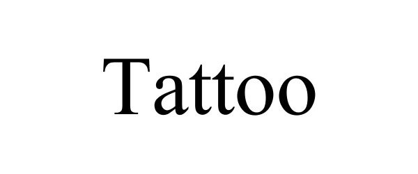 Trademark Logo TATTOO