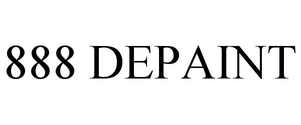 Trademark Logo 888 DEPAINT