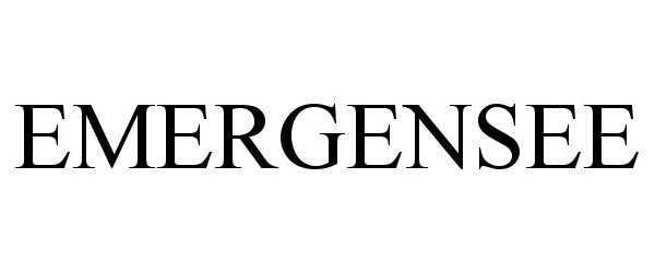 Trademark Logo EMERGENSEE