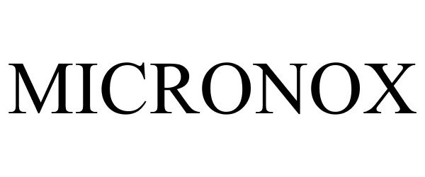 Trademark Logo MICRONOX