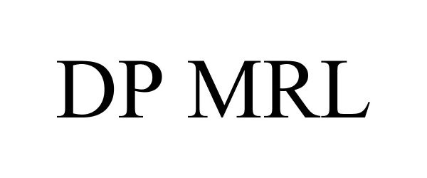 Trademark Logo DP MRL