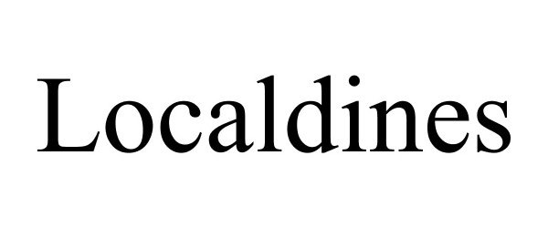 Trademark Logo LOCALDINES