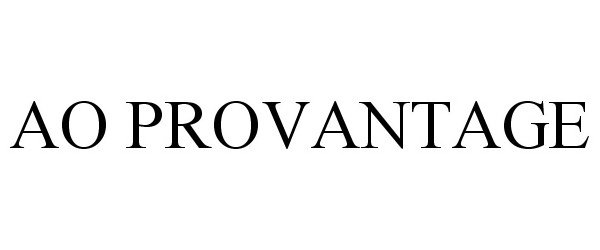 Trademark Logo AO PROVANTAGE