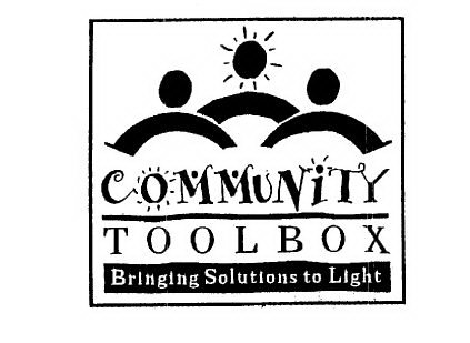 Trademark Logo COMMUNITY TOOLBOX BRINGING SOLUTIONS TO LIGHT